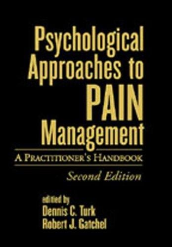 Psychological approaches to pain management