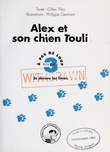 Alex et son chien Touli
