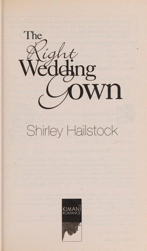 The right wedding gown