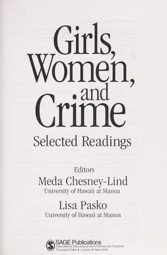 Girls, women, and crime