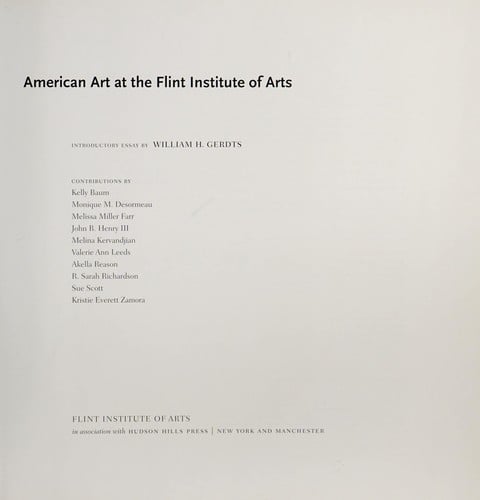 American art at the Flint Institute of Arts
