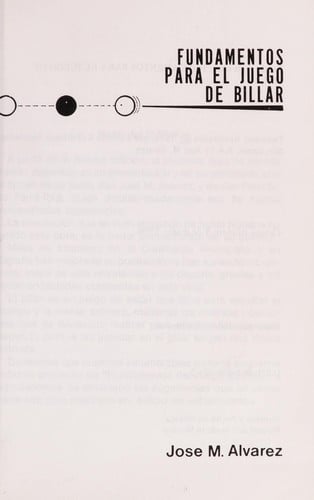 Fundamentos para el Juego de Billar