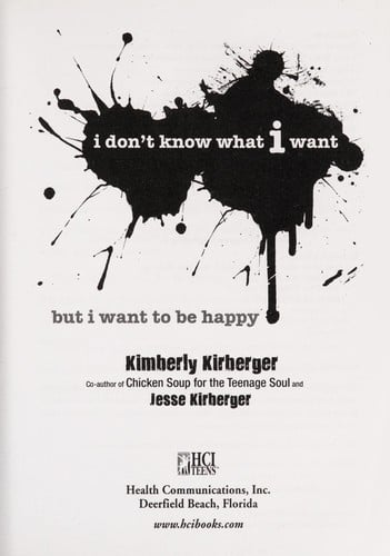 I don't know what I want