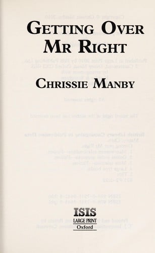 Getting over Mr Right