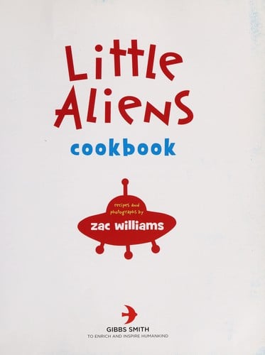 Little aliens cookbook