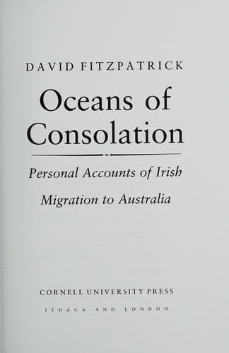 Oceans of consolation