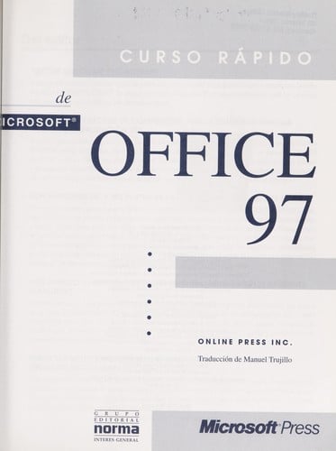 Curso rápido de Microsoft Office 97