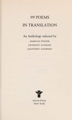 99 poems in translation