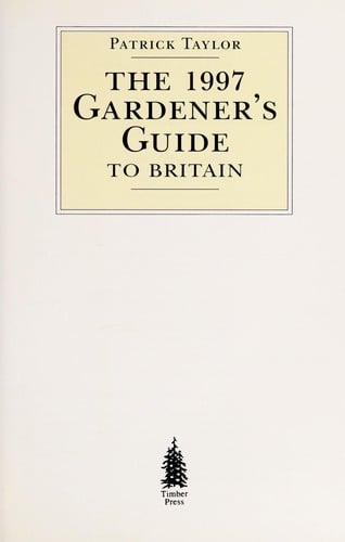 The 1997 Gardener's Guide to Britain