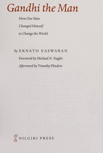 Gandhi the man