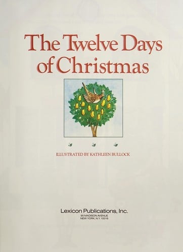 The Twelve days of Christmas