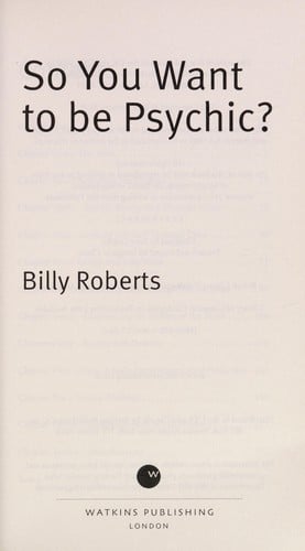 So you want to be psychic?