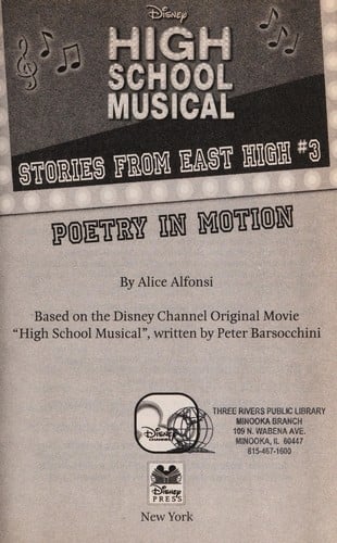 Poetry in Motion (Stories from East High #3)