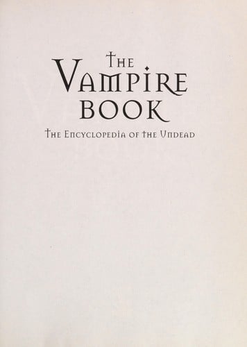 The Vampire Book