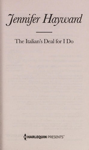 The Italian's deal for I do