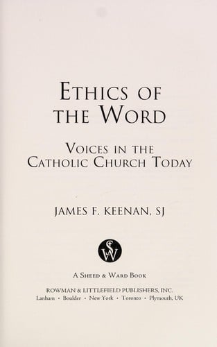 Ethics of the word