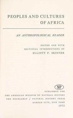 Peoples and cultures of Africa