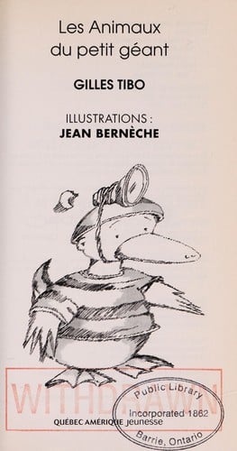 Les animaux du petit geant