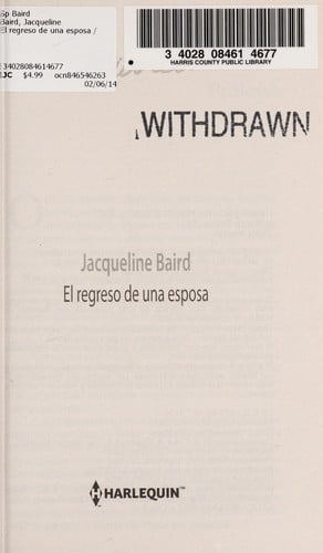 El regreso de una esposa