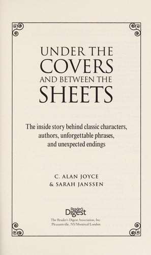 Under the covers and between the sheets