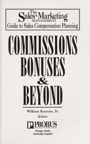 Commissions, bonuses & beyond