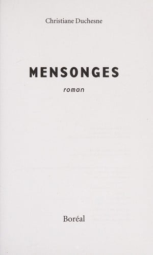 Mensonges