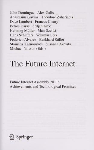 The Future Internet