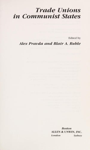 Trade unions in communist states