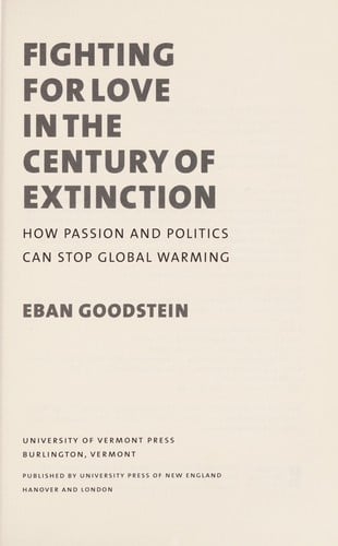 Fighting for love in the century of extinction