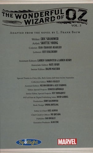 The wonderful Wizard of Oz