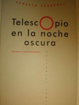 telescopio en la noche oscura