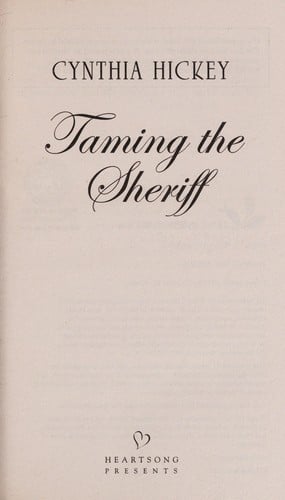 Taming the sheriff