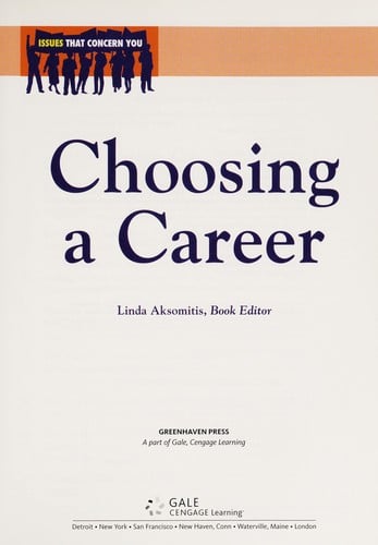 Choosing a career