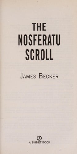 The Nosferatu Scroll