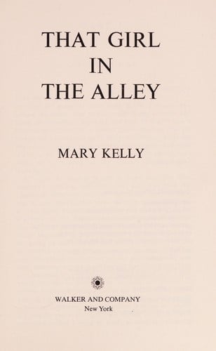 That Girl in the Alley