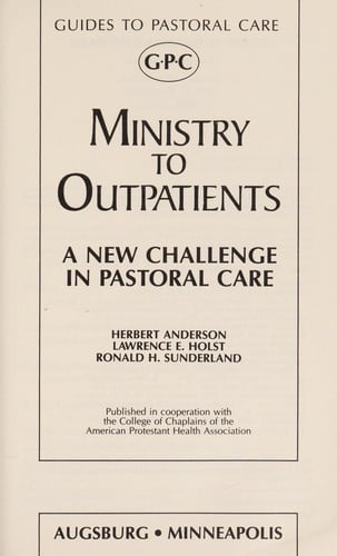 Ministry to outpatients