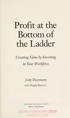 Profit at the bottom of the ladder
