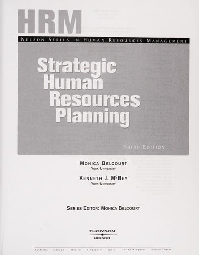 Strategic human resources planning