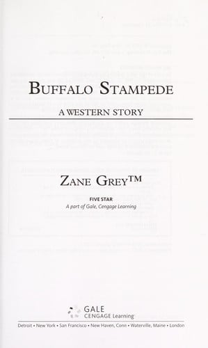 Buffalo stampede