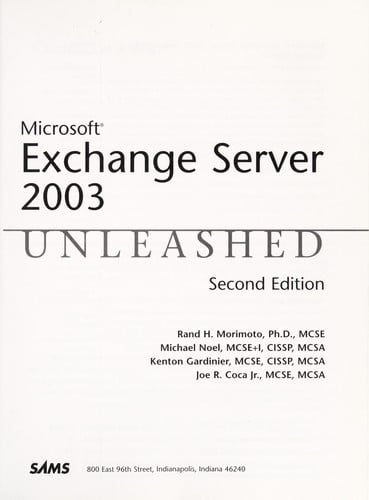 Microsoft Exchange server 2003 unleashed