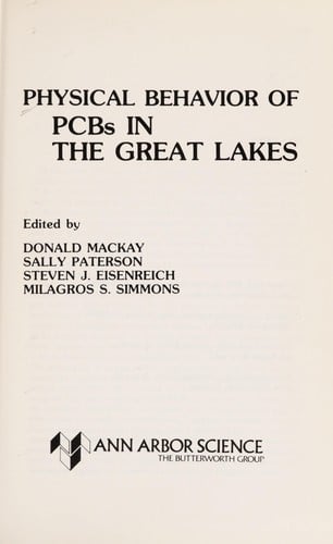 Physical behavior of PCBs in the Great Lakes