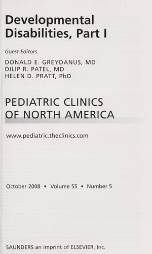 Developmental disabilities