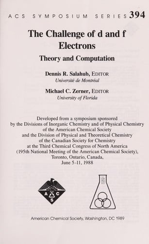 The challenge of d and f electrons