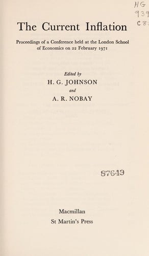 The current inflation