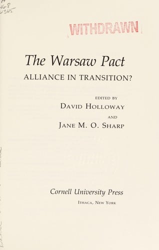 The Warsaw Pact
