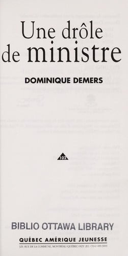 Une drole de ministre