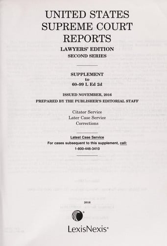United States Supreme Court reports