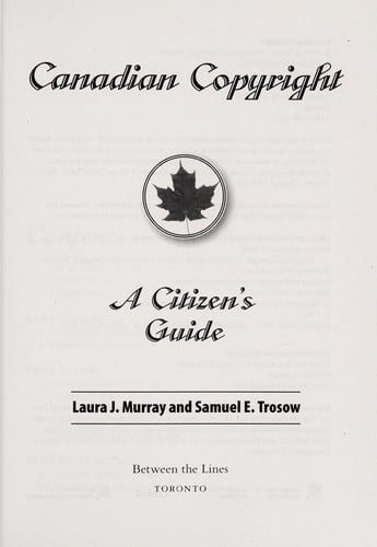 Canadian copyright