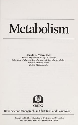 Metabolism
