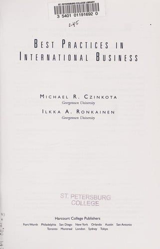 Best practices in international business